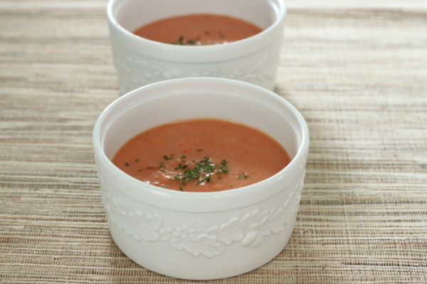 トマト風味のキャロットポタージュ