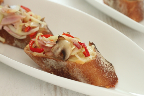 野菜とチーズのバゲット