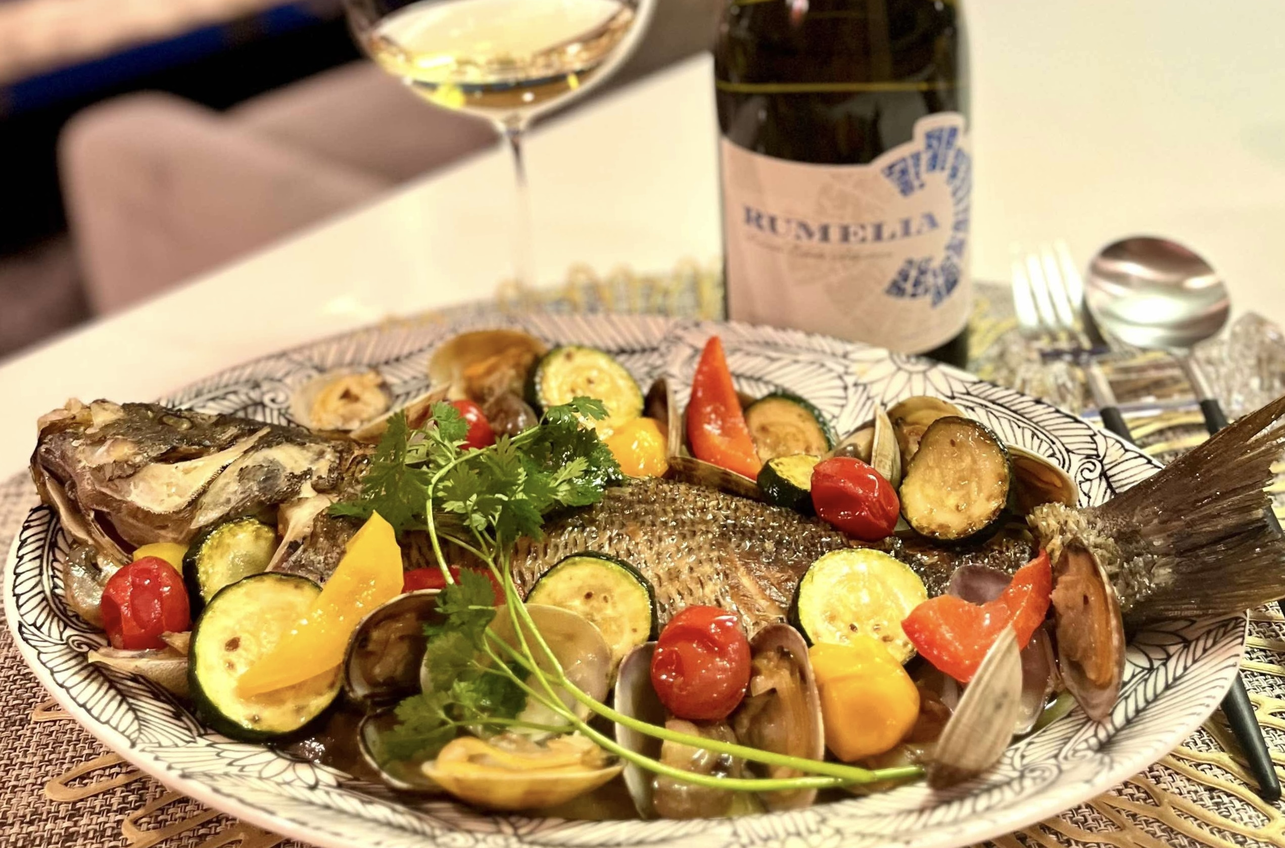 イサキのアクアパッツァ